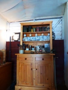 Kitchen cabinet.
