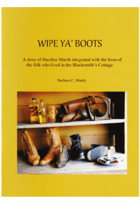 "Wipe ya' Boots" by Barbara Manly.